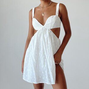 Khalia Mini Dress White